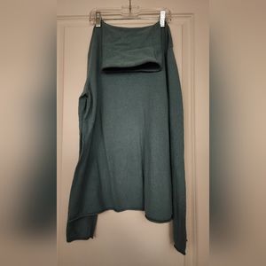 Teal turtleneck sweater maternity